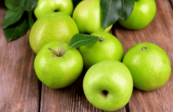 Äpfel in einer Diät