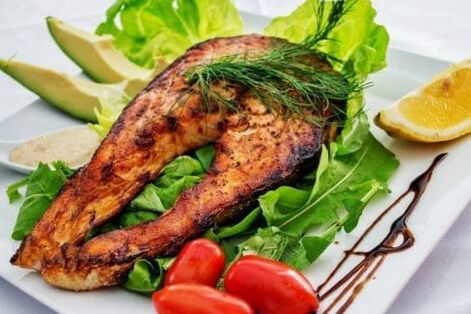 gebackener Fisch